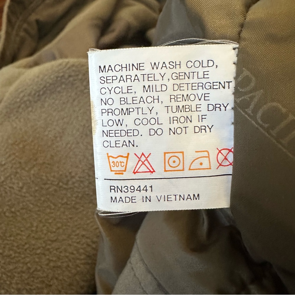 Vintage 90s Pacific Trail Jacket XXLT Outdoors Windbreaker Parka Bomber Olive - Picture 11 of 12